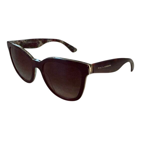 Dolce & Gabbana Sunglasses with Case DG4190 Brown & Floral - Picture 6 of 16